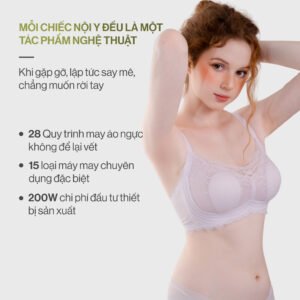 Áo Ngực ren không gọng siêu mỏng Tulip