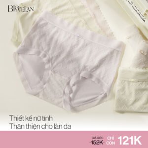 Alternative view of Quần lót nữ ren dệt nổi thoáng mát Bellla