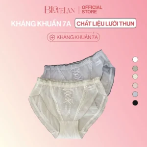 Quần lót nơ nữ vải lanh thoáng mát mỏng nhẹ Luna
