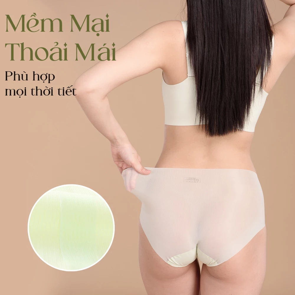 Quần lót nữ chất vải lanh siêu mỏng thoáng mát Poppy - Ảnh 7
