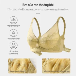 Alternative view of Áo ngực ren thoáng khí Violet