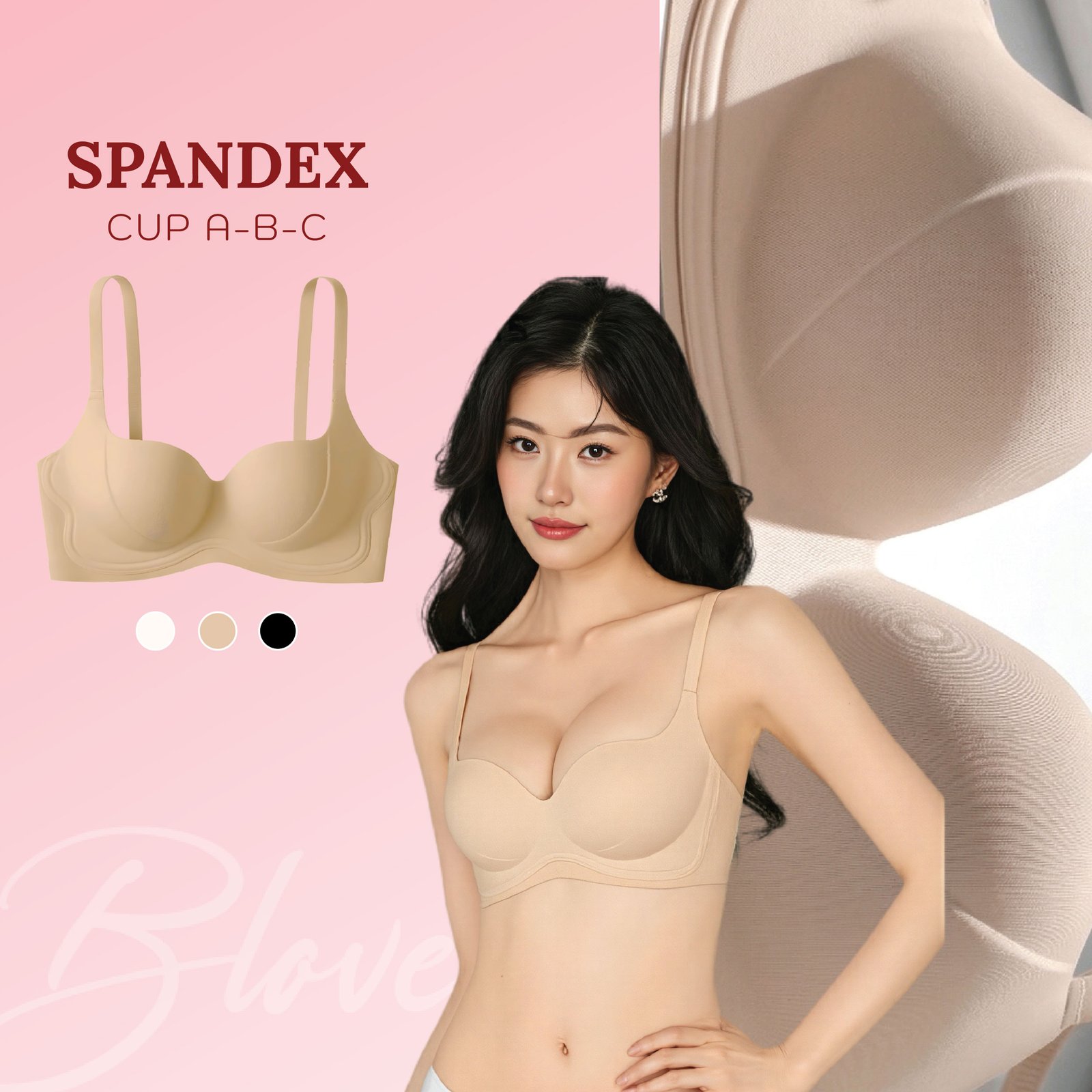 Áo ngực không gọng nâng V1 SPANDEX
