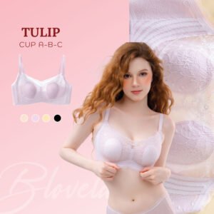 Áo Ngực ren không gọng siêu mỏng Tulip