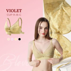 Áo ngực ren thoáng khí Violet