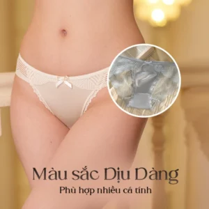 Alternative view of Quần lót ren nữ vải satin bóng mát mẻ Daliah
