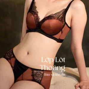 Alternative view of Bộ đồ ngủ ren có gọng satin Passion