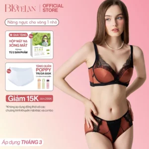 Bộ đồ ngủ ren có gọng satin Passion