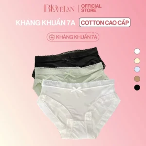 Quần lót nữ chất vải lanh đáy cotton thoáng mát Chery